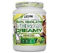 Life Pro Isolate Vegan Creamy 1kg | Aislado de proteina de Soja | 100% vegano (Choco Monky)