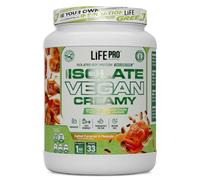 Life Pro Isolate Vegan Creamy 1kg | Aislado de proteina de Soja | 100% vegano (Salted Caramel & Peanuts)