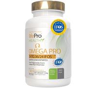 Life Pro Omega 3 Pro IFOS TG36/24 90 Softgel de Alta Potencia | Destilado para Mayor Pureza | La Mejor Fuente de Ácidos Grasos, Cápsula blanda