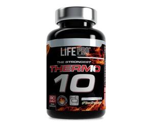 Life Pro Thermo 10 90 Cápsulas | Pastillas Quemagrasa | Perder peso sin esfuerzo | Perder peso rápidamente | Quemagrasas potente y rápido