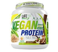 Life Pro Vegan Protein 900gr | Proteína de Arroz y Guisante | Ideal para dietas veganas | Ayuda a la Ganancia Y Mantenimiento de Masa Muscular (VEGAN CHOCOLATE HAZELNUT)
