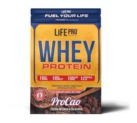 Life Pro Whey ProCao 2kg | Concentrado de Suero de Leche | Sabor a Cacao de la Infancia | Crecimiento y Mantenimiento Muscular | Sin Gluten