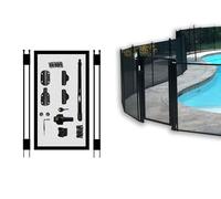 Life Saver - Kit de Puerta de Cierre automático para Piscina, Color Negro