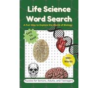 Life Science Word Search - A Fun Way to Explore the World of Biology: Word Search with Easy to Read Print about Biology, Plant life, Animal kingdom ... Gifts for Holidays, Vacations and Free Times