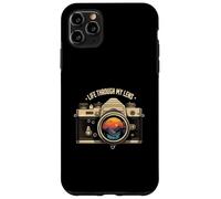Life Through My Lens Camera Photographer Nature Sunset Art Carcasa para iPhone 11 Pro MAX