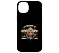 Life Through My Lens Camera Photographer Nature Sunset Art Carcasa para iPhone 14 Plus