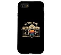 Life Through My Lens Camera Photographer Nature Sunset Art Carcasa para iPhone SE (2020) / 7/8