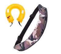 Life Vest Belt Pack - Adult Flotation Device, Portable Reflective Safety Gear | Adjustable Buoyancy Aid with Whistle Survival Tool For Men Women Water Sports Paddleboarding Outdoor Fishing Kayaking