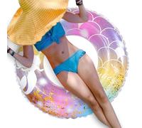 Life Vest, Comfortable Glitter Floating, Foldable Swim Safety, Versatile Lightweight for Pool, Beach, Outdoor, Rescue, Boating Use, 12.6x12.6x3.15 Inches, Multicolor