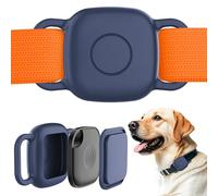 Life360 Tile Mate Tracker - Soporte impermeable para collar de perro, 2 unidades, funda de silicona duradera, antipérdida para la vida, funda de seguimiento de azulejos 360 para collares de gatos y