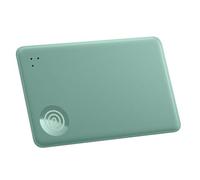 Life360 Tile Slim - Localizador Bluetooth para Carteras, Etiquetas de Equipaje, pasaportes y más. Compatible con iOS y Android. Paquete de 1 (Seaglass)