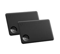 Tile by Life360 Slim (2024) - Localizador de Carteras, localizador Bluetooth y localizador de artículos para Etiquetas de Equipaje, pasaportes y Mucho más. Paquete de 2 (Negro)