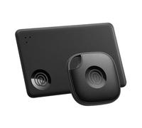 Tile by Life360 Starter Pack (2024) - Localizadores Bluetooth para Llaves, Carteras y Mucho más. Compatible con iOS y Android. Localizador de teléfonos. Paquete de 2 (Mate Negro/Slim)