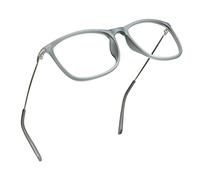 LifeArt gafas de anti-rayo azul, gafas de lectura en computadora, lentes transparentes, reducen dolores de cabeza y evitan los ojos secos, son estilos de moda adecuados para homres y mujeres +0.00.