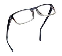 LifeArt gafas de anti-rayo azul, gafas de lectura en computadora, lentes transparentes, reducen dolores de cabeza y evitan los ojos secos, son estilos de moda adecuados para homres y mujeres +0.25.