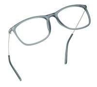 LifeArt gafas de anti-rayo azul, gafas de lectura en computadora, lentes transparentes, reducen dolores de cabeza y evitan los ojos secos, son estilos de moda adecuados para homres y mujeres +1.25.