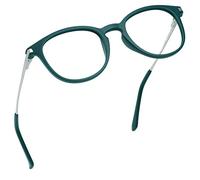 LifeArt gafas de anti-rayo azul, gafas de lectura en computadora, lentes transparentes, reducen dolores de cabeza y evitan los ojos secos, son estilos de moda adecuados para homres y mujeres +2.00.