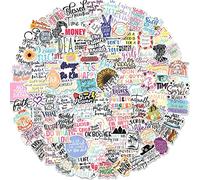 LIFEBE 100 pegatinas de citas inspiradoras, bonitas y atractivas pegatinas motivadoras para adolescentes y adultos, pegatinas de vinilo impermeables para portátiles, botellas de agua, álbumes de