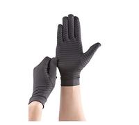 LifeBest 1 par de Guantes de Terapia de Cobre contra la Artritis Los Guantes de Artritis de Dedo Completo aceleran la recuperación y alivian los síntomas de Artritis, RSI, tendinitis y más