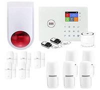 LIFEBOX - Alarma inalámbrica de casa - 2 Luces más seguras Wi-Fi y gsm Amazone - Alarma escalable, sin suscripción y conexión - Seguridad Fácil de Usar - KIT7