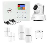 LIFEBOX - Alarma inalámbrica de casa - Wi-FI y gsm Amazone y cámara Wi-Fi - Alarma escalable, sin suscripción y conexión - Seguridad Fácil de Usar - KIT10