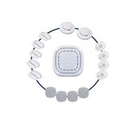 Lifebox, Kit de Alarma para casa inalámbrico Conectado 3 en 1, Seguridad doméstica Daaf, Sistema de Seguridad, Color Blanco