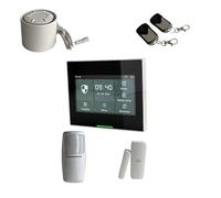 LIFEBOX - Pack de Alarma AirTouch, 200 Zonas - Sistema Conectado WiFi - Instalación Simple en casa - Detección instantánea, notificaciones SMS, Push, Llamadas