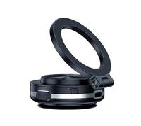 LIFECOSM Car Electric Suction Phone Holder, 360°Rotating Magnetic Suction Mount, Compatible with 4.7 Inches or More Smart Phones (Black)