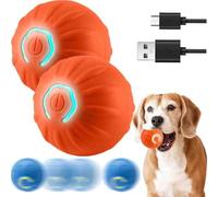 LIFECOSM Interactive Pet Toy Automatic Rolling Ball Dog Toy,Electric Dog Ball Toy with LED Flash Light,Rechargeable USB Automatic Bouncing Balls,360° Smart Automatic Rolling Ball Toy for Dog Cat