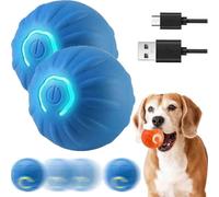 LIFECOSM Interactive Pet Toy Automatic Rolling Ball Dog Toy,Electric Dog Ball Toy with LED Flash Light,Rechargeable USB Automatic Bouncing Balls,360° Smart Automatic Rolling Ball Toy for Dog Cat