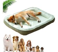 LIFECOSM Premium Heat Basket for Summer - Cooling Dog Bed Self (Green, XXL)