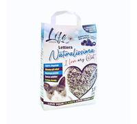 LifeGreen Arena Natural para Gatos, 2 kg, carbón Activo, con Fibra de Guisante y almidón de maíz, Vegetal, Biodegradable, aglutinante 3,8 l, Elimina olores