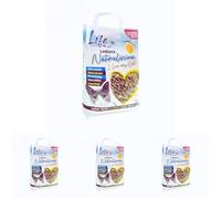 LifeGreen Arena Natural para Gatos, 2 kg, limón, con Fibra de Guisante y almidón de maíz, Vegetal, Biodegradable, aglutinante 3,8 l, Elimina olores (Paquete de 4)