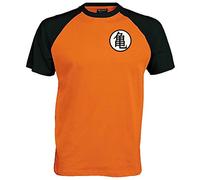 Lifeguardgear Goku - Camiseta de béisbol con símbolo de entrenamiento Naranja Naranja/Negro M