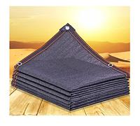 LIFEIBO - Cubierta de red impermeable para balcón, piscina y estanque de peces, tela de polietileno resistente a los rayos UV, color negro, 4 x 5 m, protección 49 para exteriores