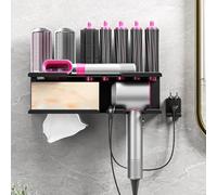 lifeicomall Soporte para secador de pelo,Soporte de pared Organizador para secador de pelo Dyson Supersonic.