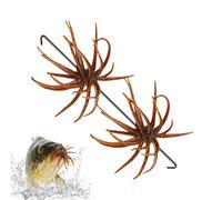 Lifelike Sea Lure, Soft Silicone Fishing Bait, with 6,5 cm Slow Sinking Dice Style Lure Set, Quality Artificial Urban Bait, Fishing Lures with Bright Color Finish, for Shoreline Lake River Fishings