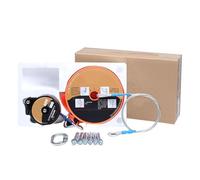 Lifeline Rope High-Rise Escape Device - 15m/20m emergencyY Descent Kit, Safety Descent Kit For Fire Rescue & Roof Work, Reciprocating Escape Descender Set For Roofing Safety, Suitable For Home, Hotel