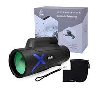 Lifella - Telescopio monocular de alta definición, 12 x 50 mm, monocular, prisma BAK4 FMC para observación de aves silvestres, caza, escalada, observación de aves, camping, viajes