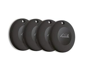 Lifemate Life Tag 4 Unidades para Apple, Rastreador Bluetooth Antipérdida con Red Buscar, Diseño Compacto, Batería de 12 Meses, Sonido y Modo Perdido