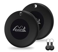 Lifemate Tag - Paquete de 2 rastreadores de equipaje, localizador de llaves, rastreador Bluetooth, certificado MFi, IP67 impermeable, solo para iOS, se empareja con Apple Find My, etiqueta de