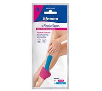 Lifemed - 4 cintas para fisioterapia, rosa, azul, tobillo 2 tamaños - para una elasticidad óptima y libertad de movimiento, 2 unidades (2 x 1 pieza)