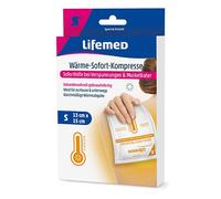 Lifemed Lifemed - Compresa de calor instantáneo (15 cm x 13 cm, talla S, ayuda inmediata para tensiones y dolores musculares, 4 unidades)