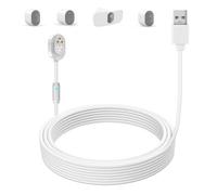 LIFEMOI Actualizado, 24.9FT/7.6m USB Power Cable de carga con luz de respiración, Cable de carga más grueso, Compatible con Arlo Pro 5S 2K, Pro 4, Pro 3, Floodlight, Ultra 2, Ultra, y Go 2 Cámaras