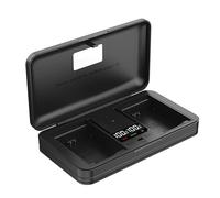 LIFEMOI DMW-BLG10/BLE9E Cargador de batería con lector de tarjetas (excluyendo batería) para Panasonic Lumix GF5 GF6 GX7 GX9 GX80 DMC-LX100//TX1 G100 ZS70 ZS80 ZS110 Leica typ109 D-LUX7 D-lux C-lux