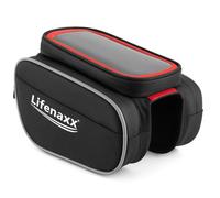 Lifenaxx Bolsa Impermeable para Soporte de Bicicleta LX-029 - Bolsa para Cuadro de Bicicleta con Compartimento para teléfono Integrado para Todo Tipo de Bicicletas: eléctricas, de montaña y urbanas