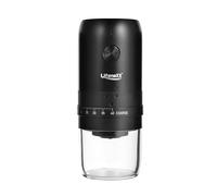 Lifenaxx Molinillo de Café Eléctrico con Carga USB-C - Molino de Cerámica Ajustable con 40 Niveles - Portátil, Silencioso y Recargable - Ideal para Espresso, Moka, French Press, Cold Brew - LX-063