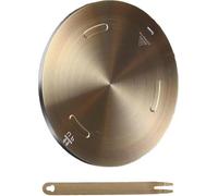 Lifenergric - Placa adaptadora de placa de inducción para estufa eléctrica de vidrio, difusor de calor con mango extraíble, disco convertidor de inducción para accesorios de utensilios de cocina de 11