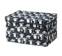 LIFENEY cumple con La oveja Shaun caja de almacenaje con tapa para niños - caja con la icónica oveja para guardar juguetes - 37 x 25 x 21 cm adecuada para la habitación de cualquier niño