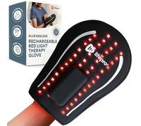 LifePro AllevaGlove - Guante de terapia de luz infrarroja LED cercana para aliviar el dolor con NIR y luz roja para terapia de manos en casa, terapia de luz infrarroja, alivio del dolor de manos y bienestar de la piel